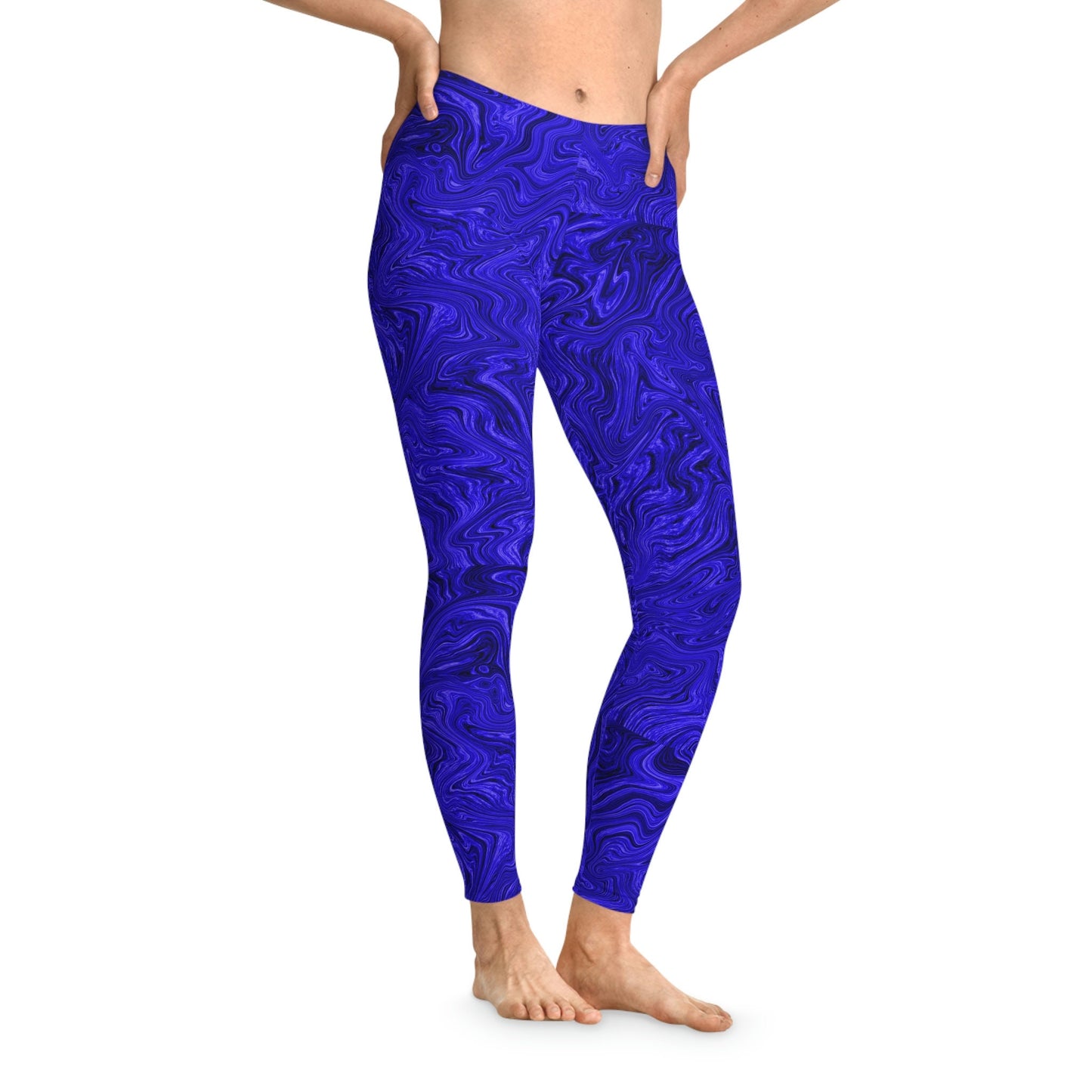 Stretchy Blue Leggings