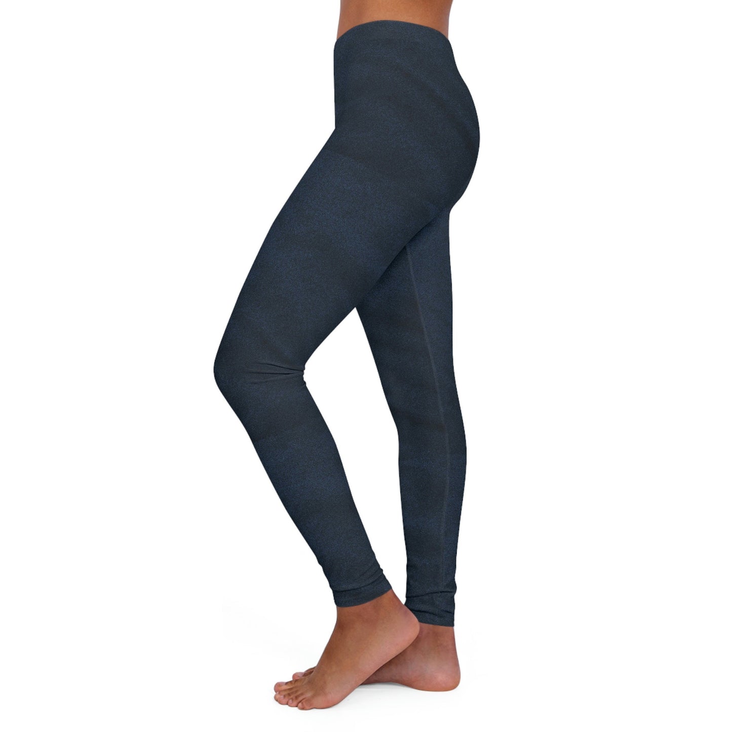 Women's Spandex Blue Leggings