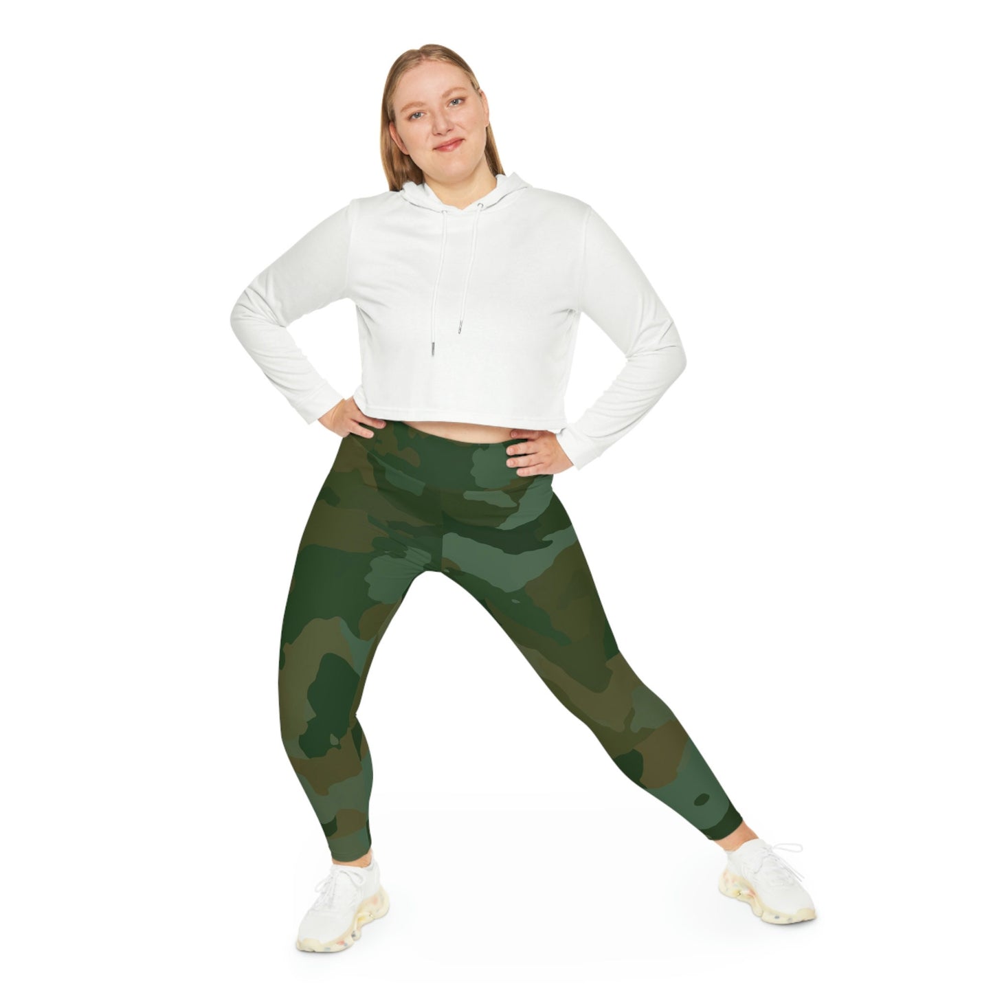 Plus Size Camo Leggings