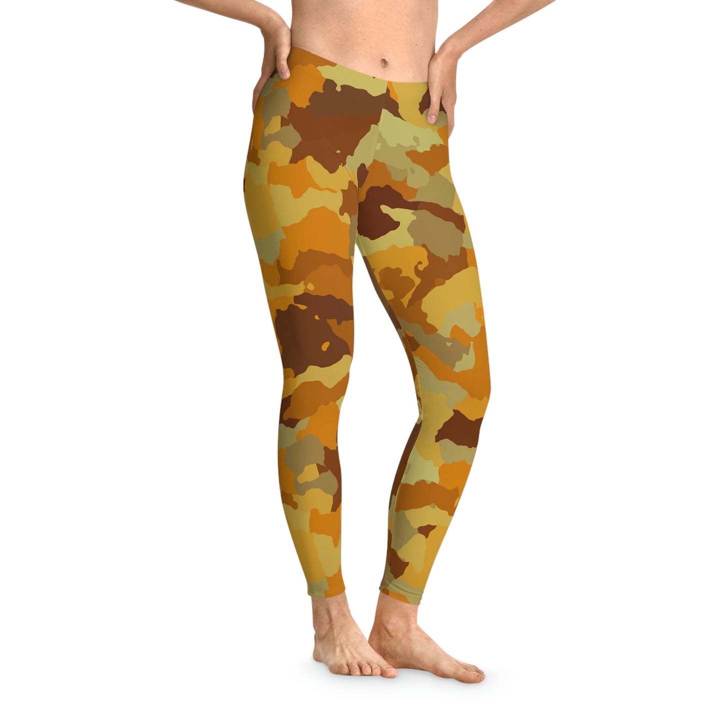 Tan Camo Workout Leggings