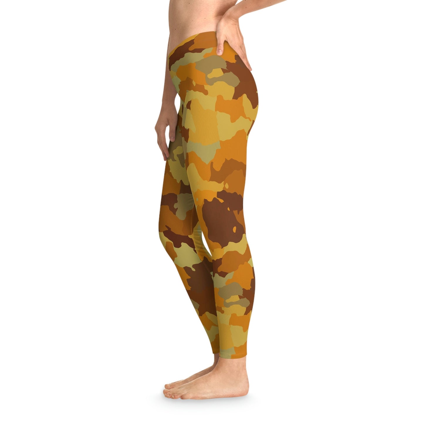 Tan Camo Workout Leggings