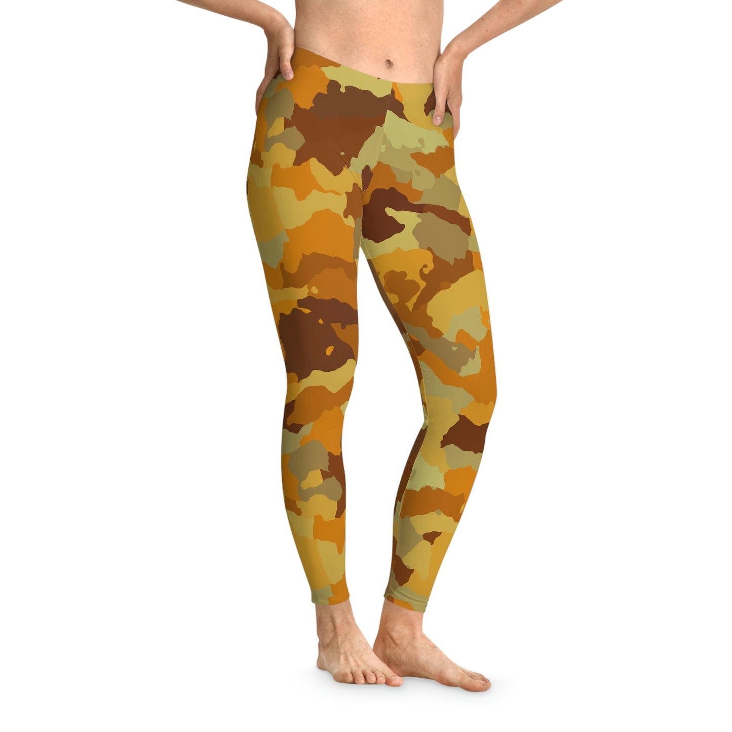 Tan Camo Workout Leggings