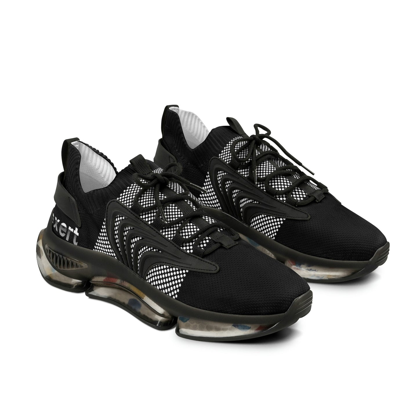 Men's Black and White Sneakers