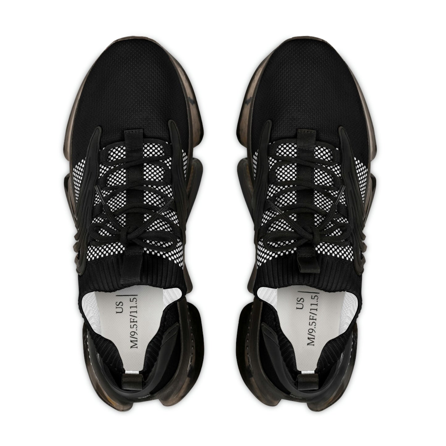 Men's Black and White Sneakers
