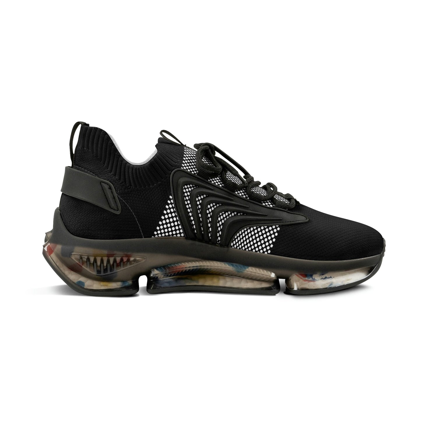 Men's Black and White Sneakers