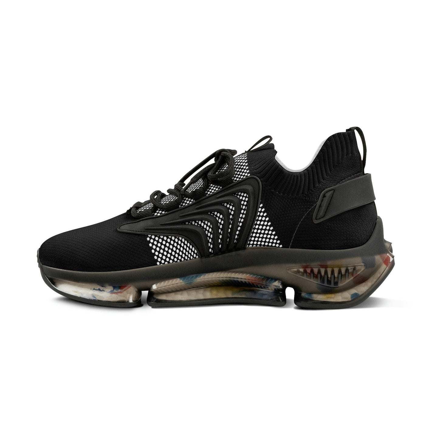 Men's Black and White Sneakers
