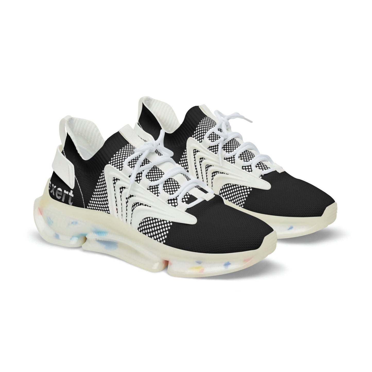 Men's Black and White Sneakers