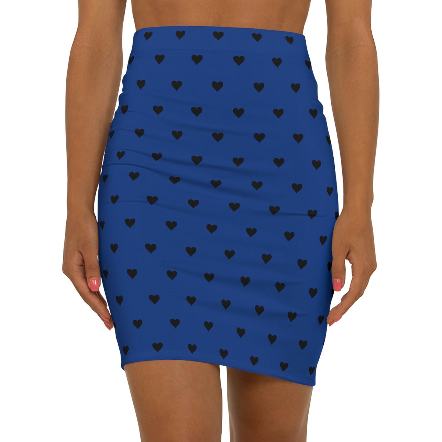 Women's Blue Mini Skirt