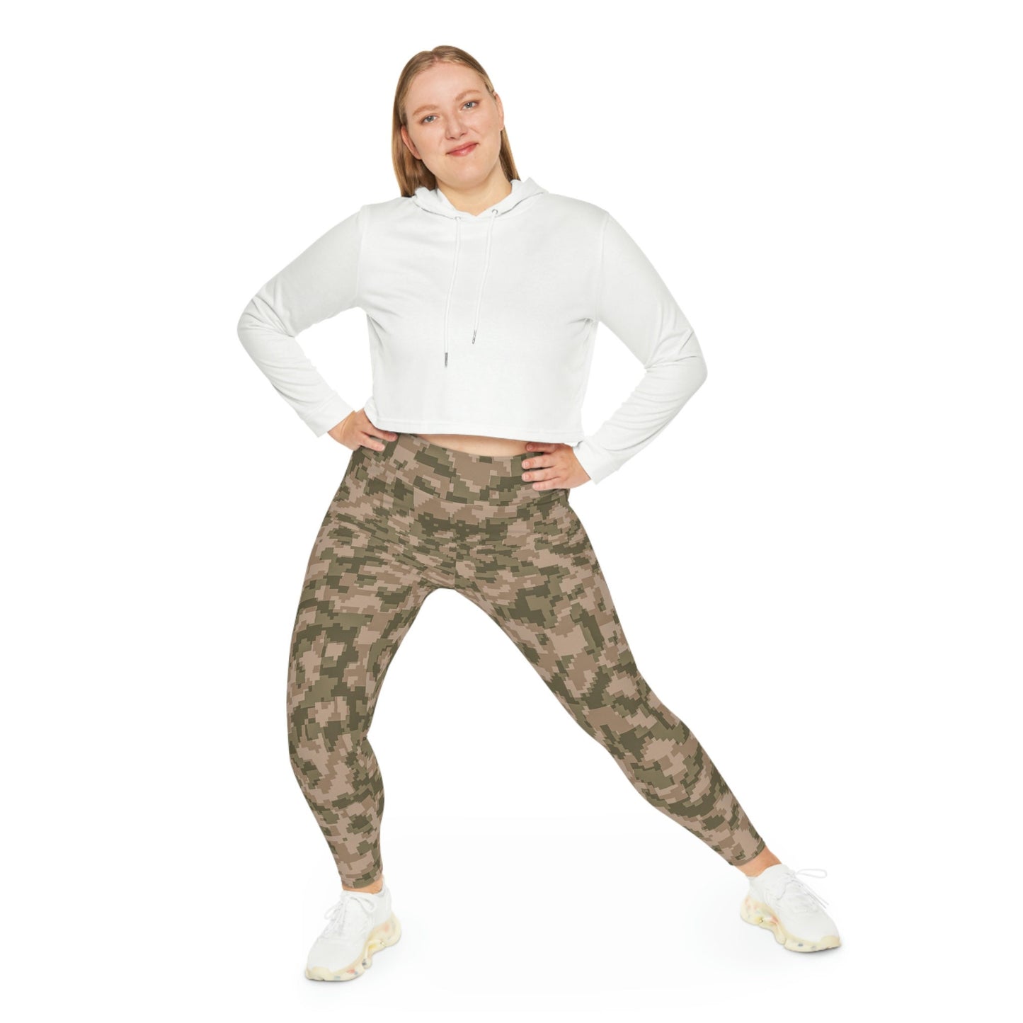 Plus Size Camo Leggings