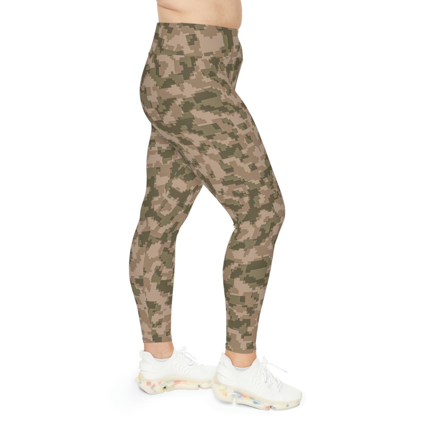 Plus Size Camo Leggings