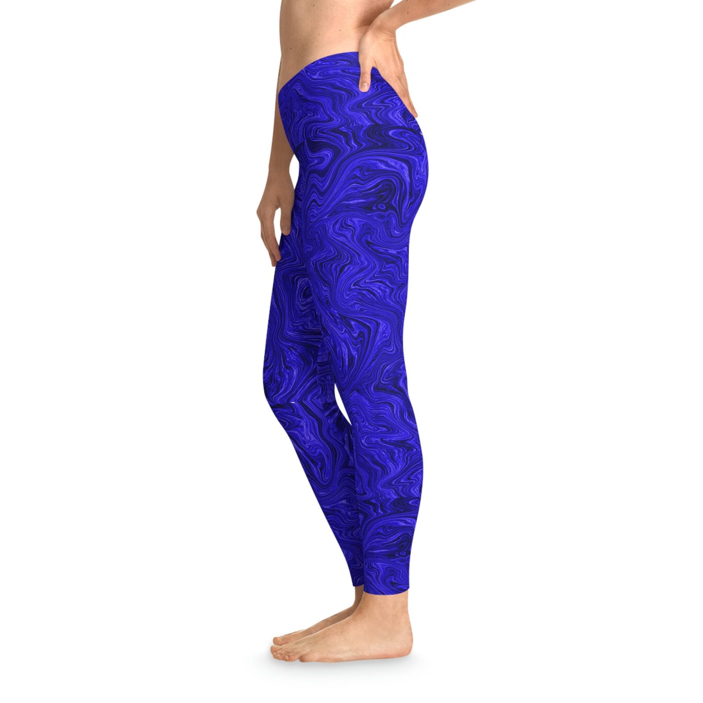 Stretchy Blue Leggings