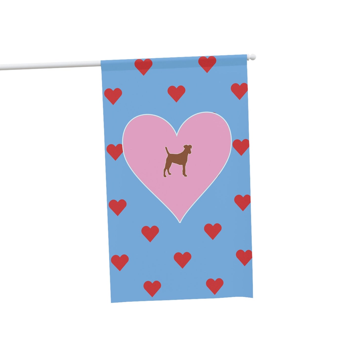 Chocolate Lab Dog Flags