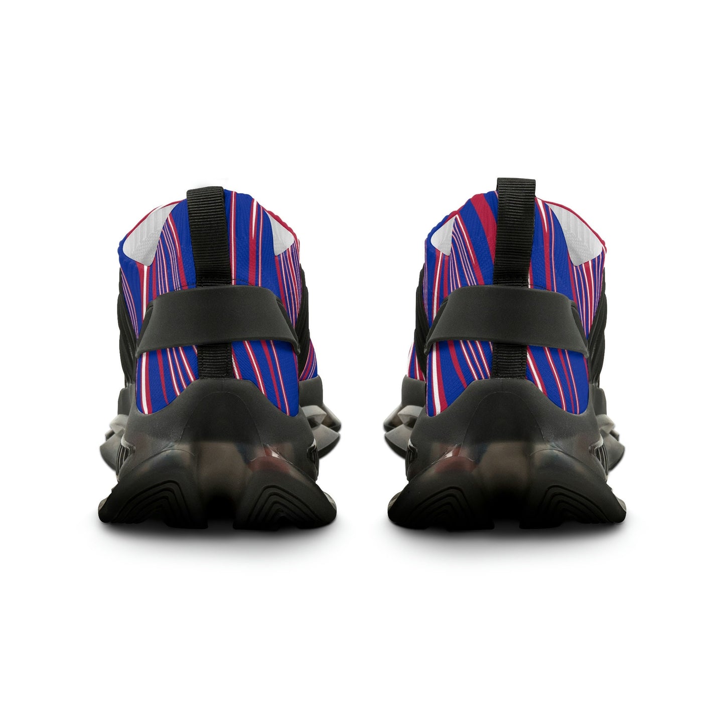 Men's blue and red sneakers