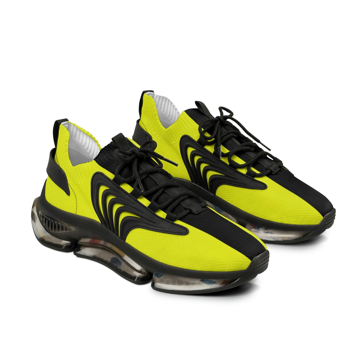 Black and Yellow Men's Sneakers