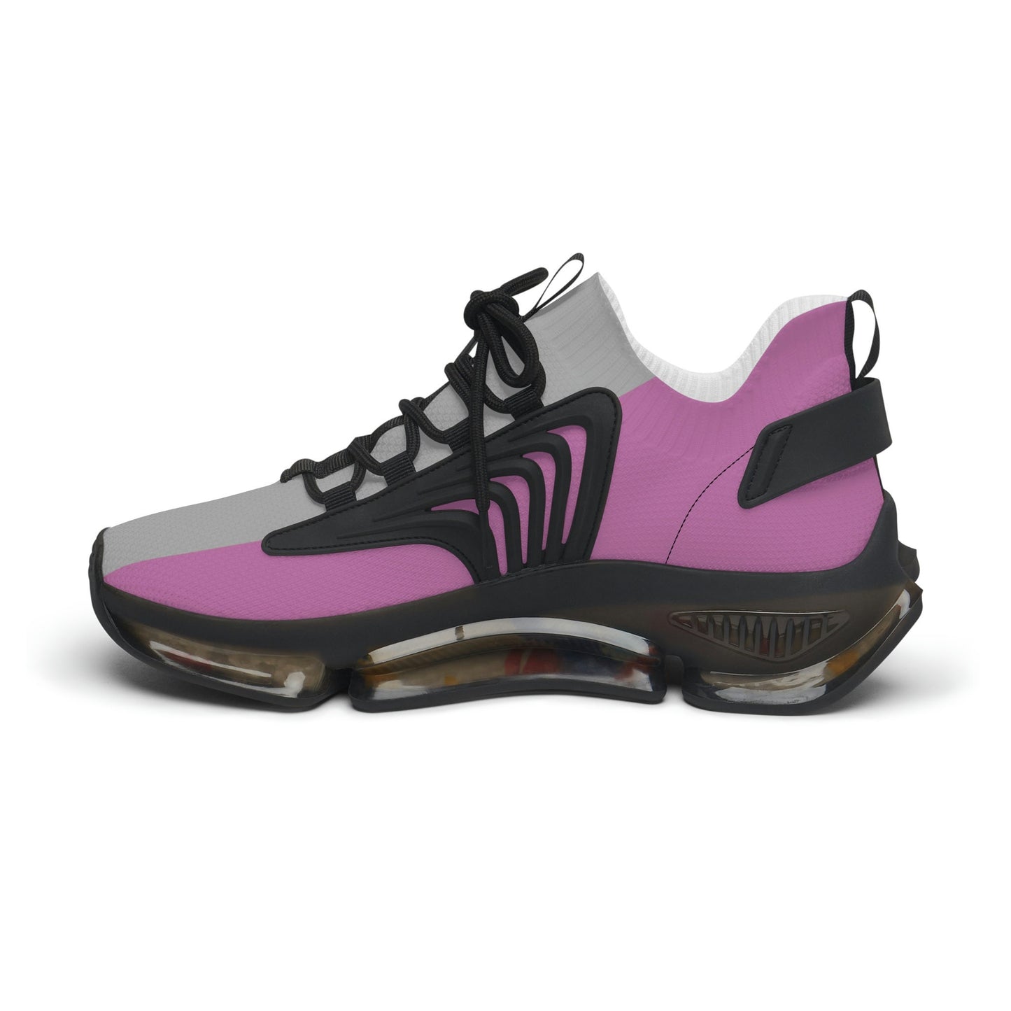 Women's Pink and Grey Sneakers
