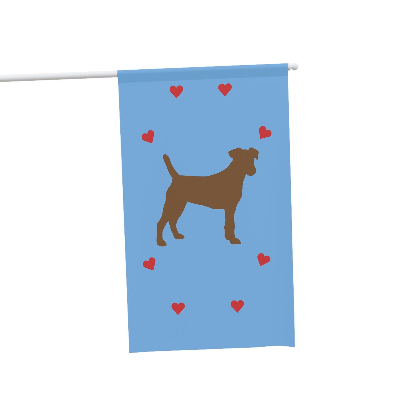 Chocolate Lab Dog Flags