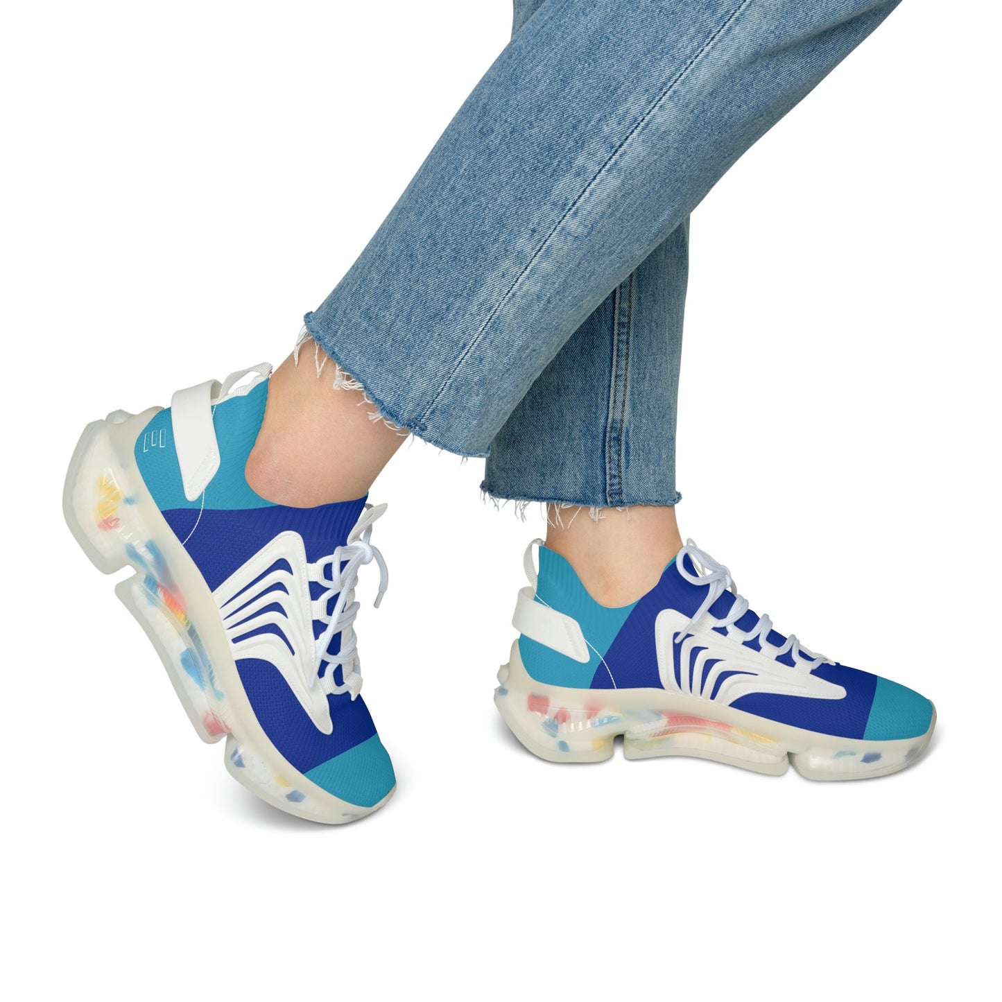 Women's Blue and Turquoise Sneakers