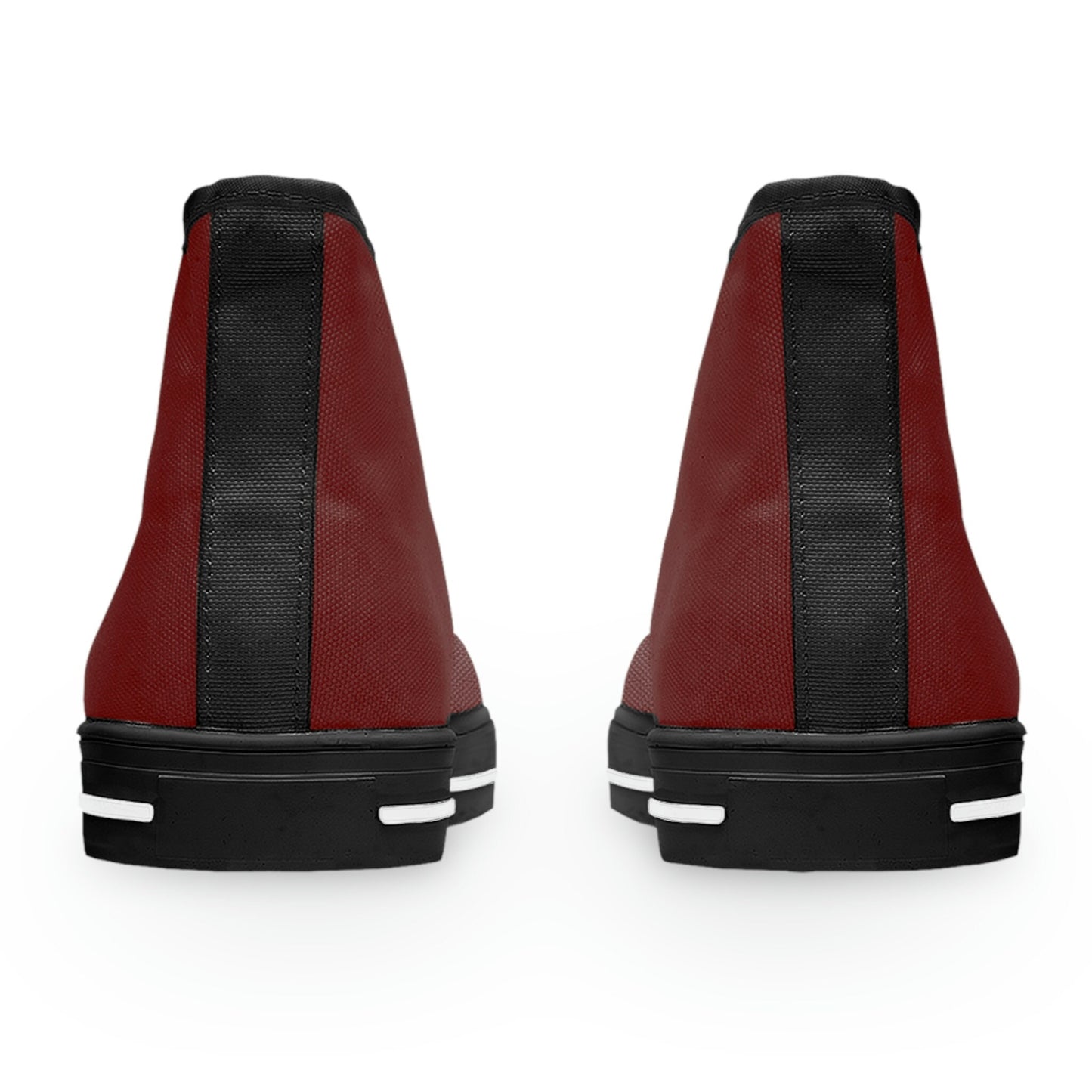 Women's Burgundy High Top Sneakers