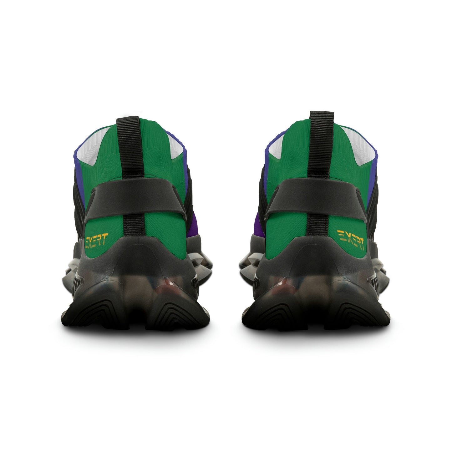 Men's Purple and Green Sneakers
