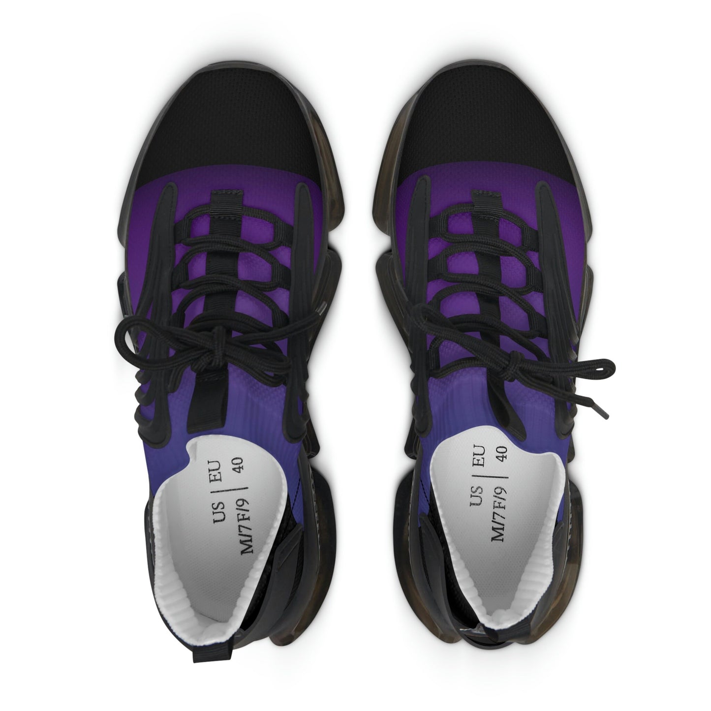Women's Purple and Black Sneakers