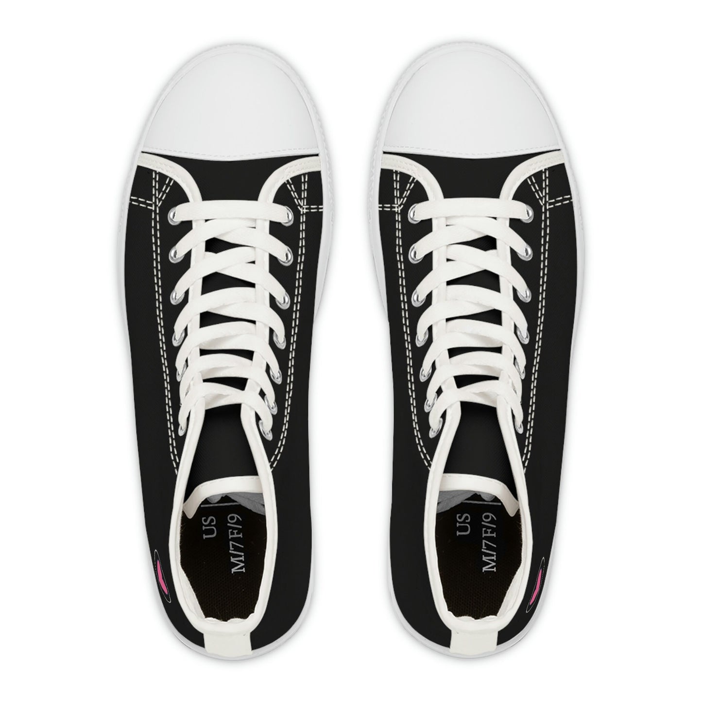 Women's Black High Top Sneakers