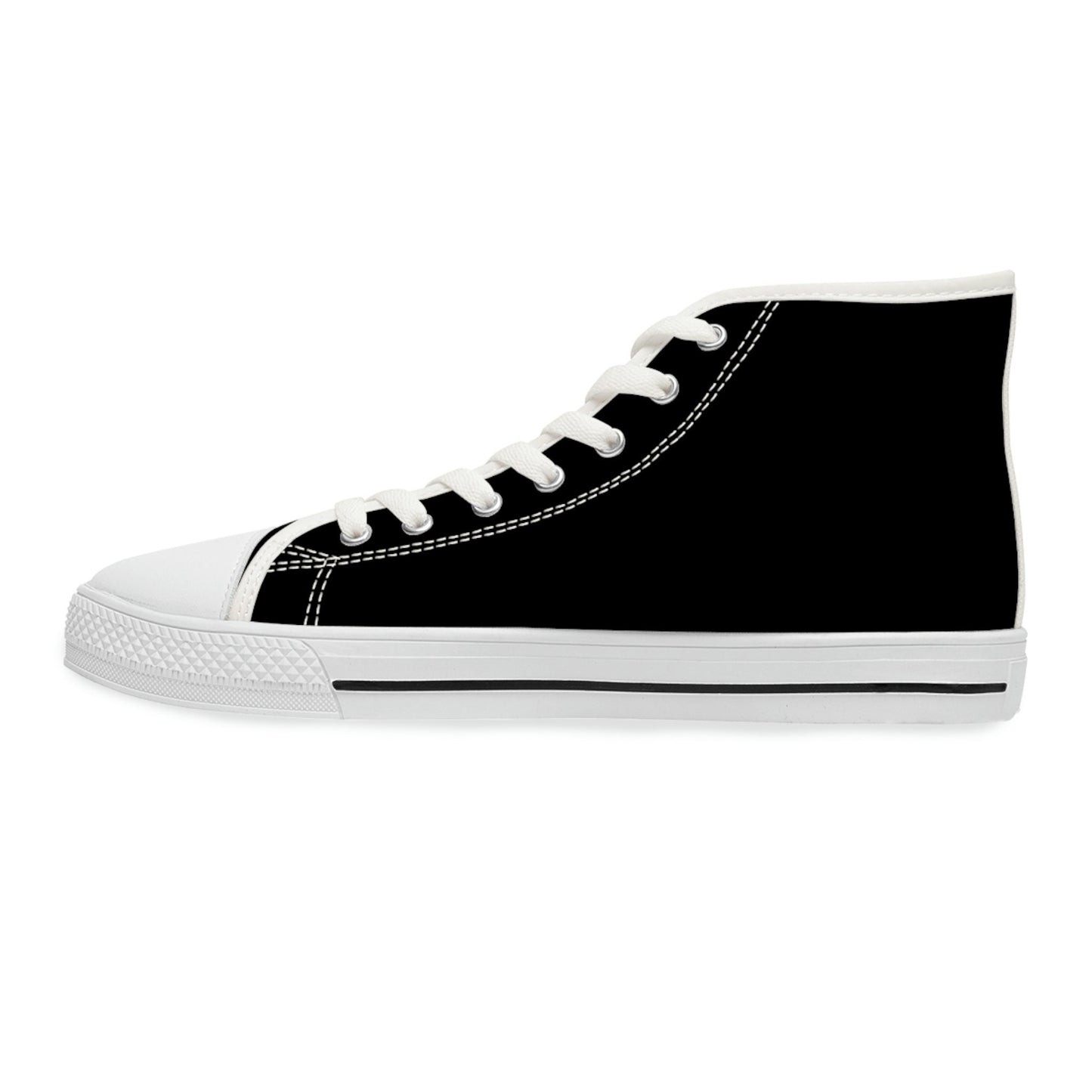 Women's Black High Top Sneakers