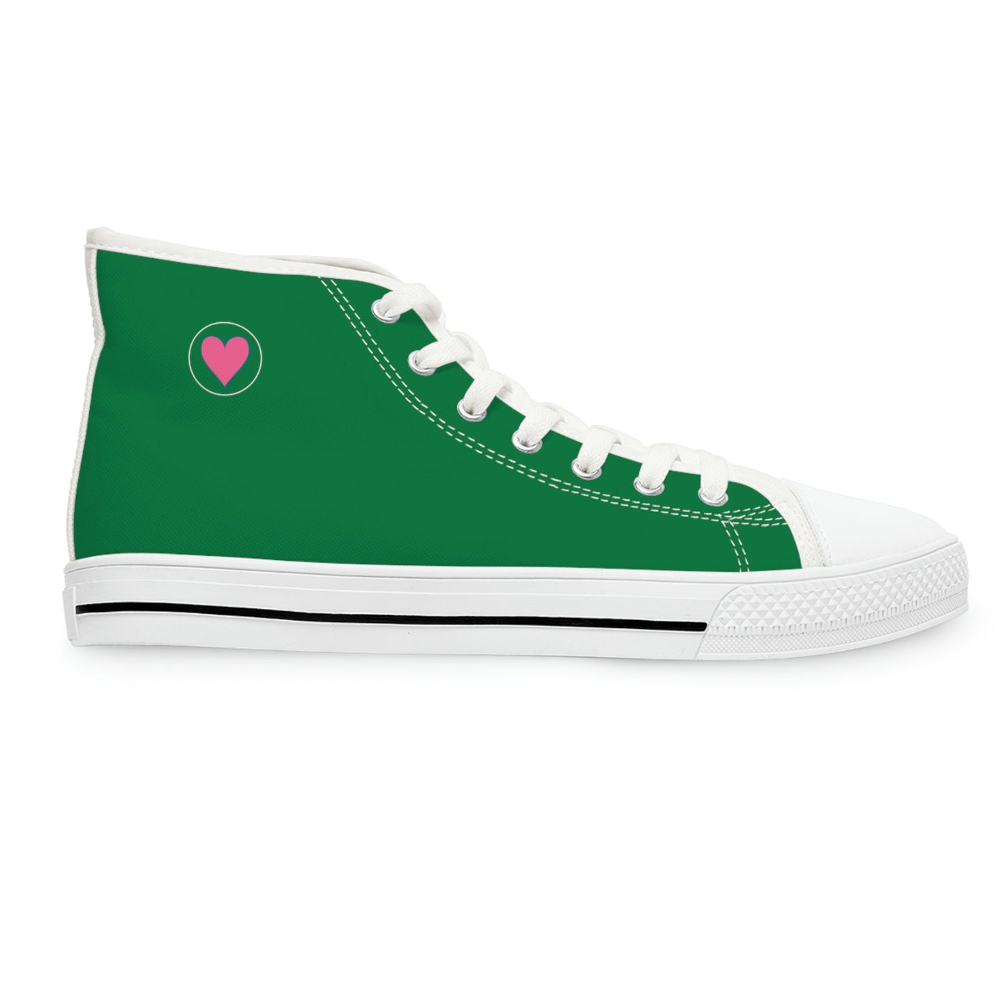 Women's Green High Top Sneakers