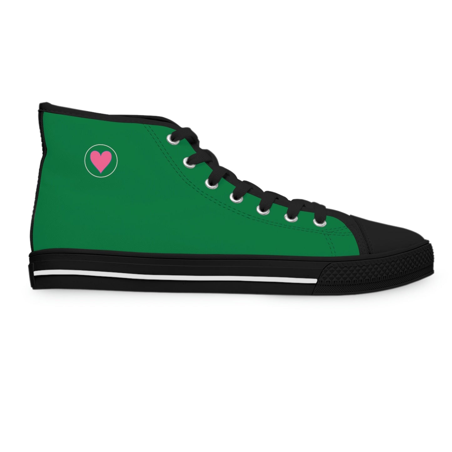 Women's Green High Top Sneakers