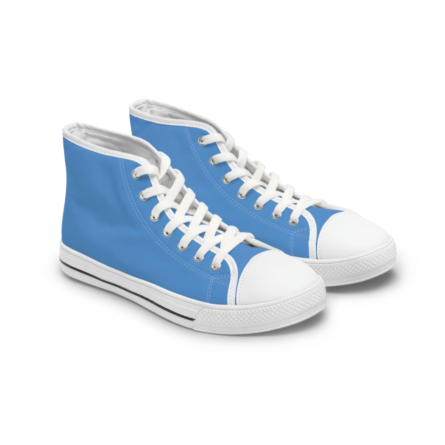 Women's Blue High Top Sneakers