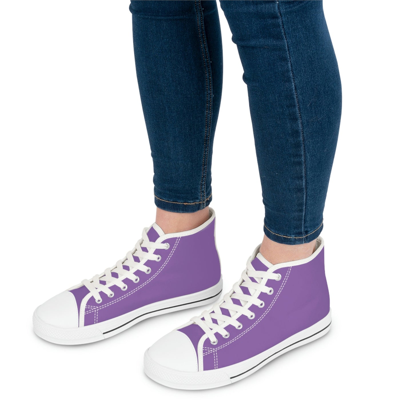 Women's Purple High Top Sneakers