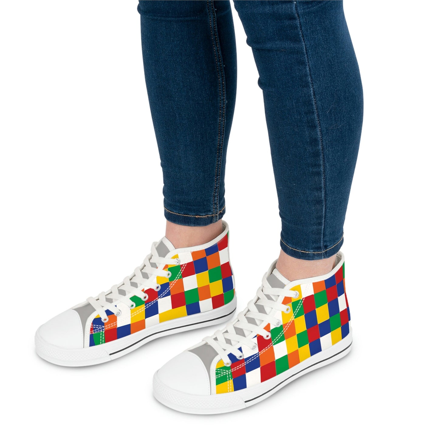 Women's Colorful High Top Sneakers