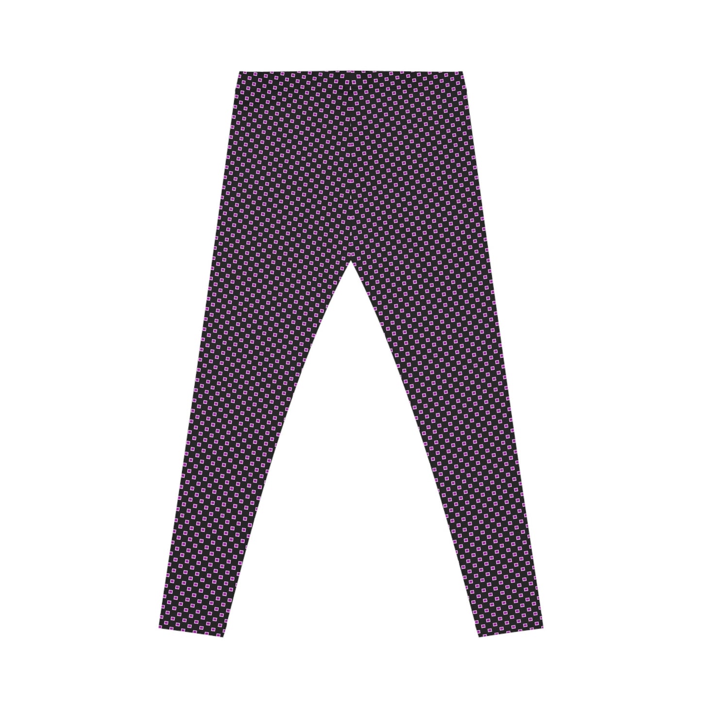 Women's Black and Pink Casual Leggings