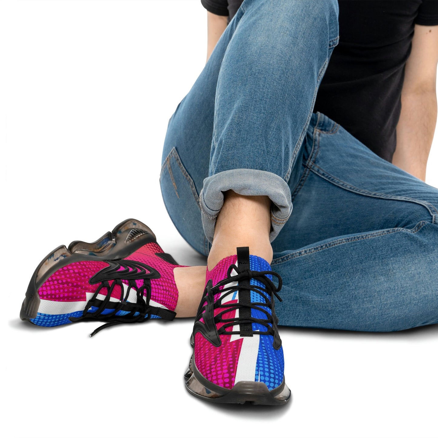 Men's Red White and Blue Sneakers