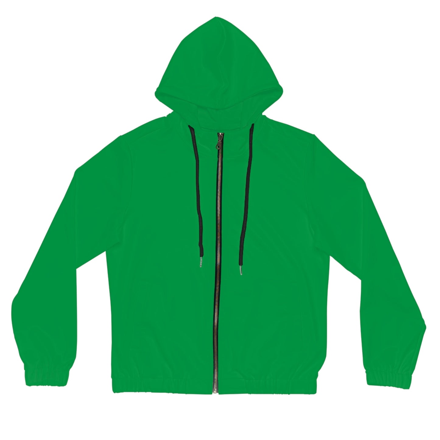 Womens Full-Zip Green Hoodie