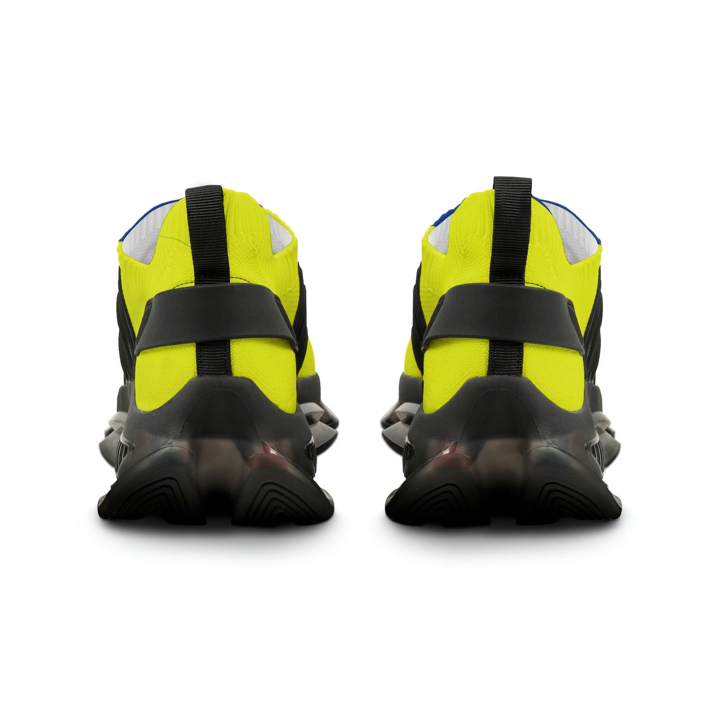 Men's Blue and Yellow Sneakers