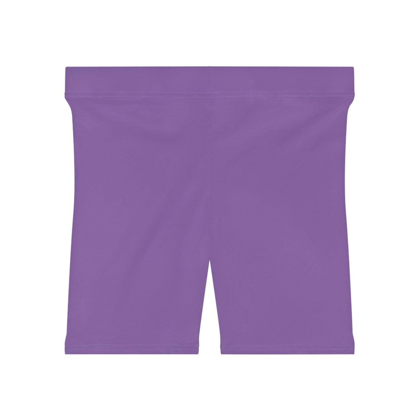 Womens Purple Biker Shorts