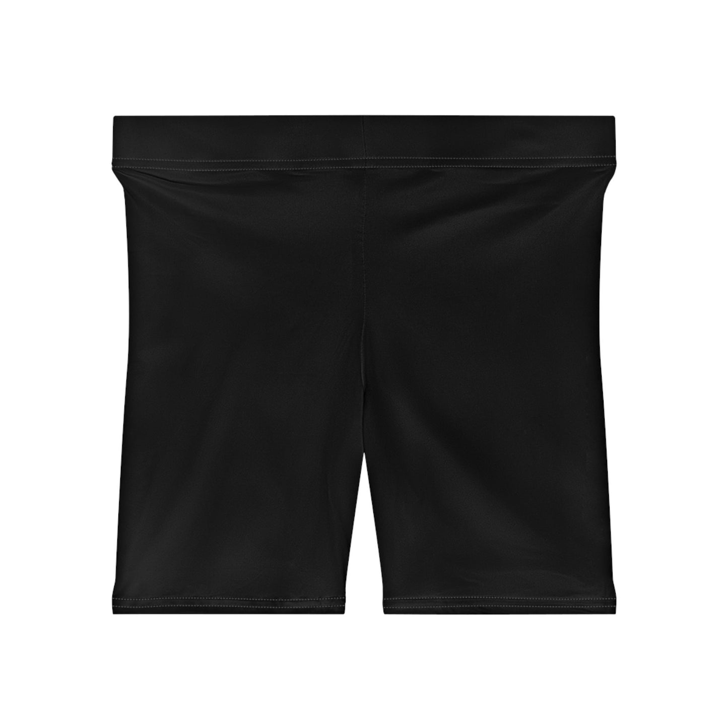 Womens Black Biker Shorts