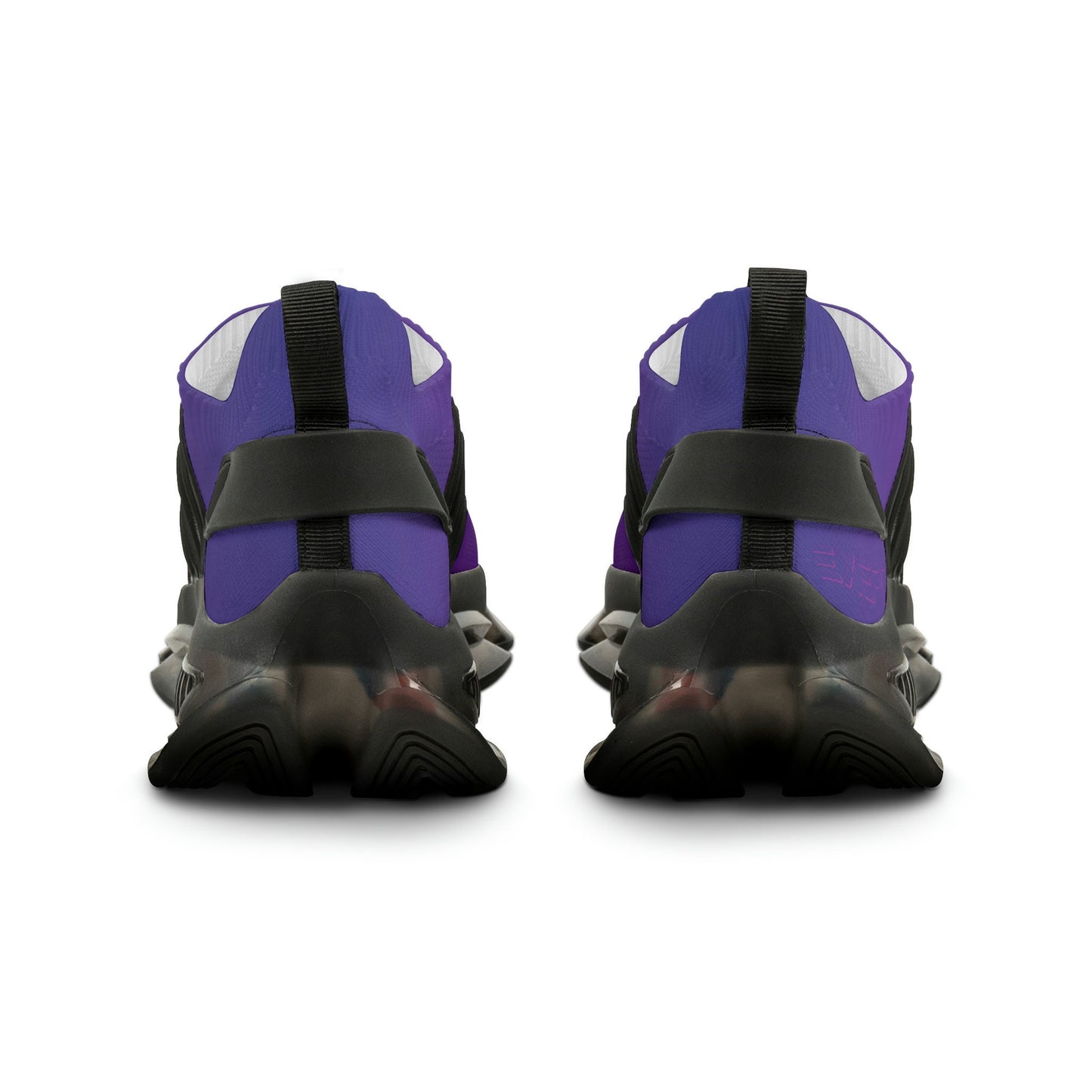 Men's Black and Purple Sneakers