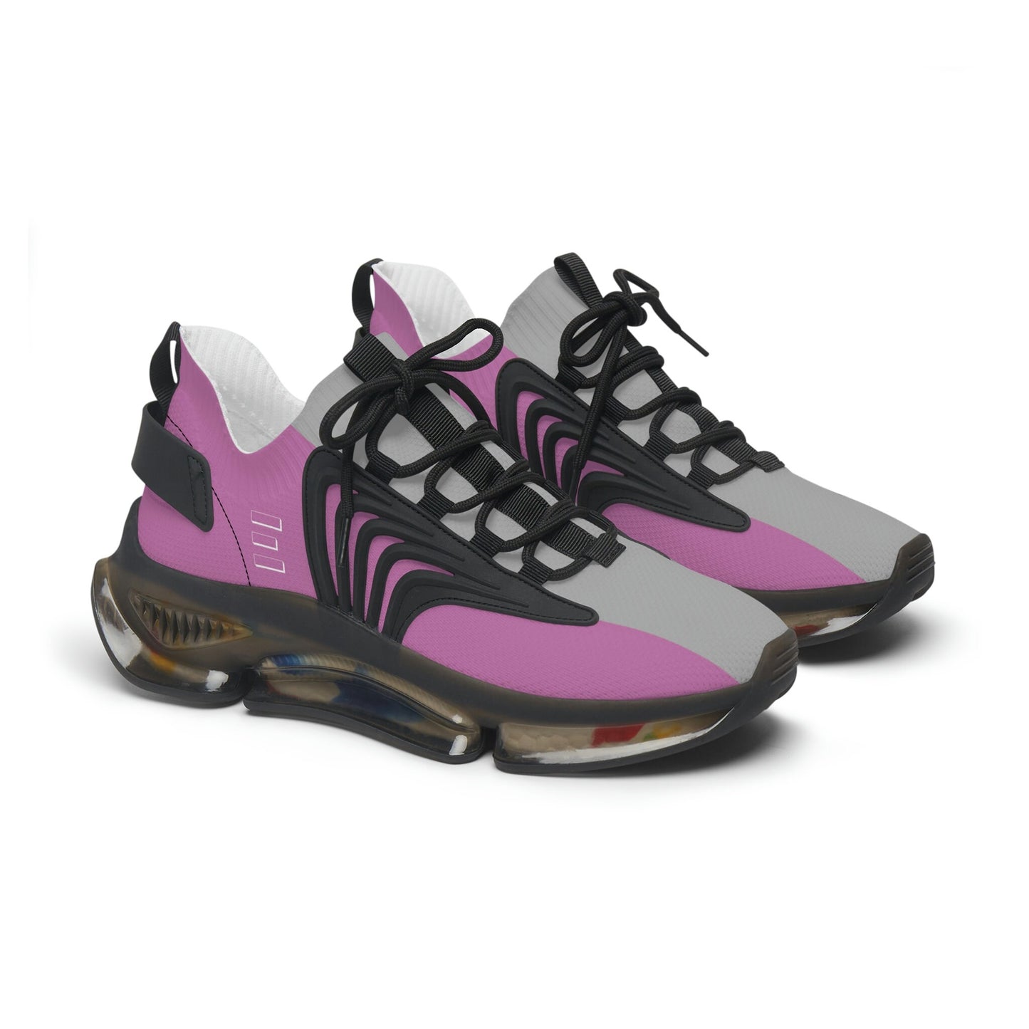 Women's Pink and Grey Sneakers