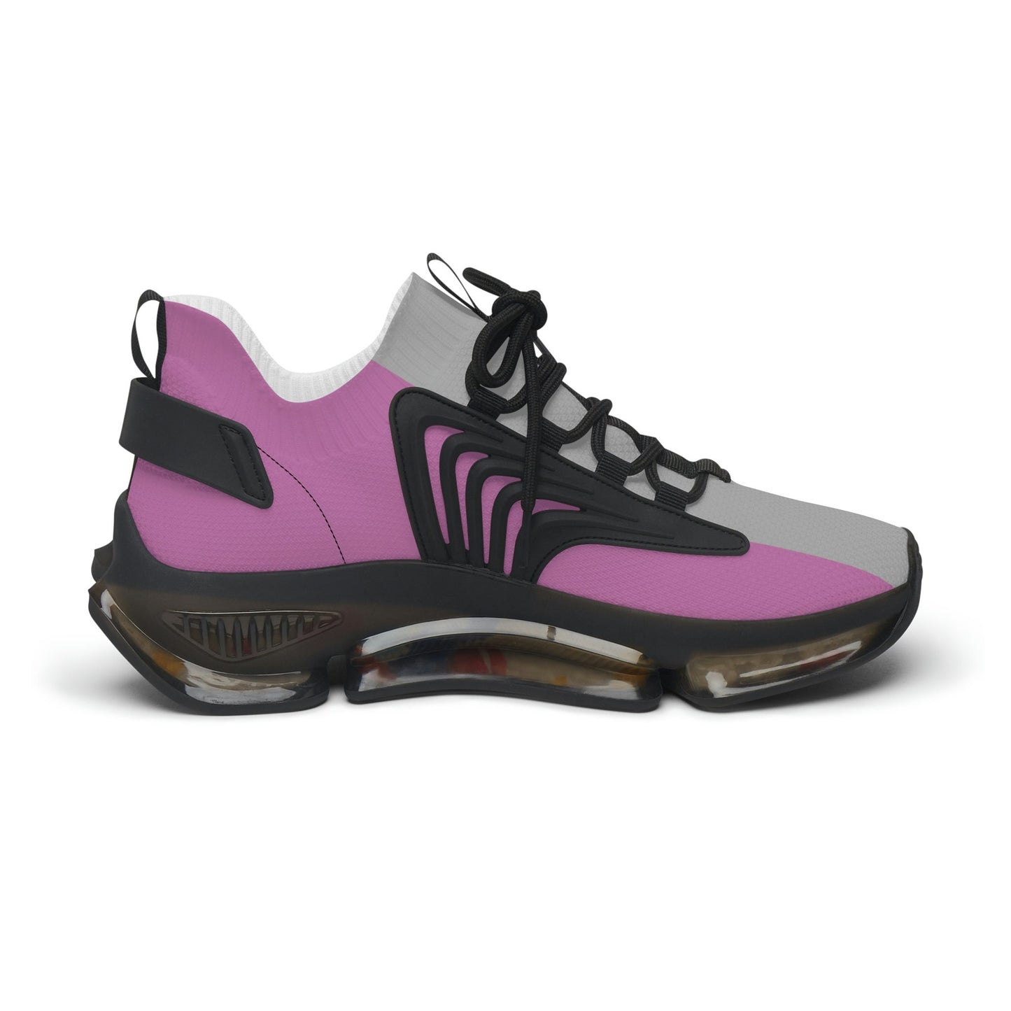 Women's Pink and Grey Sneakers