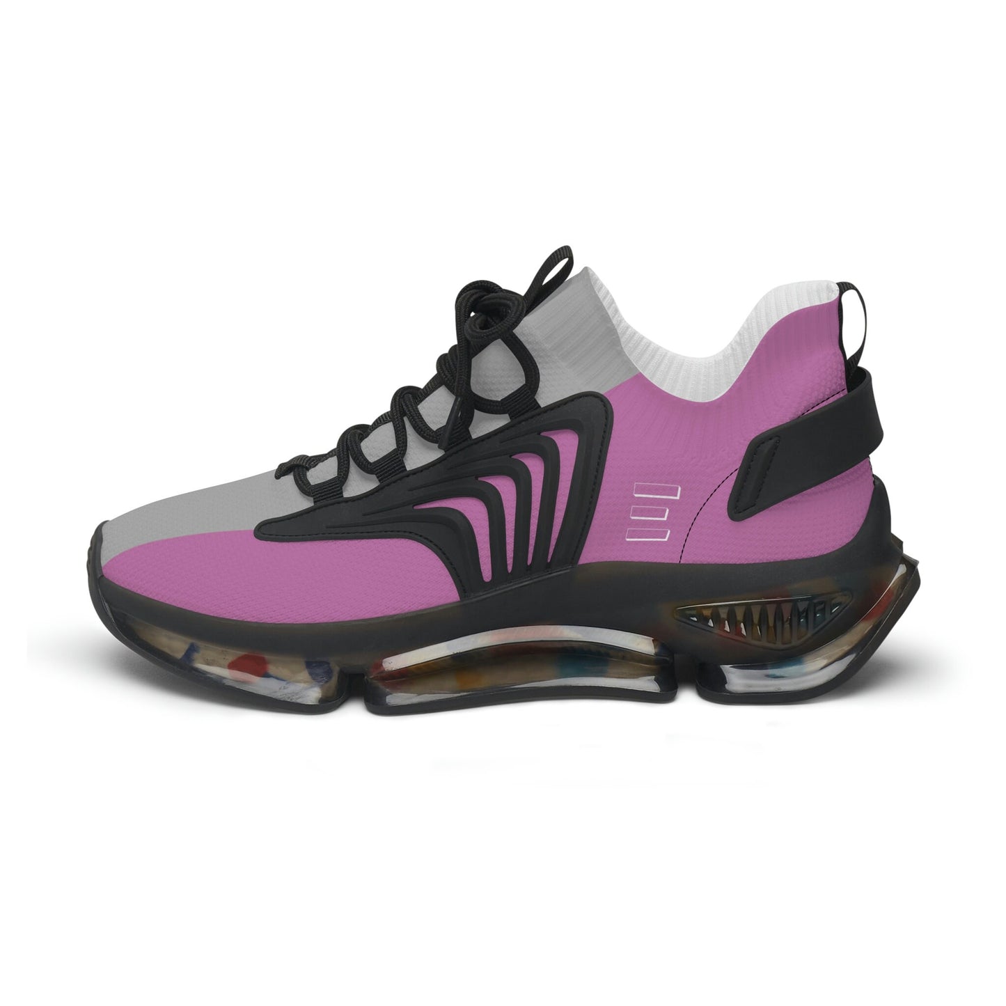 Women's Pink and Grey Sneakers