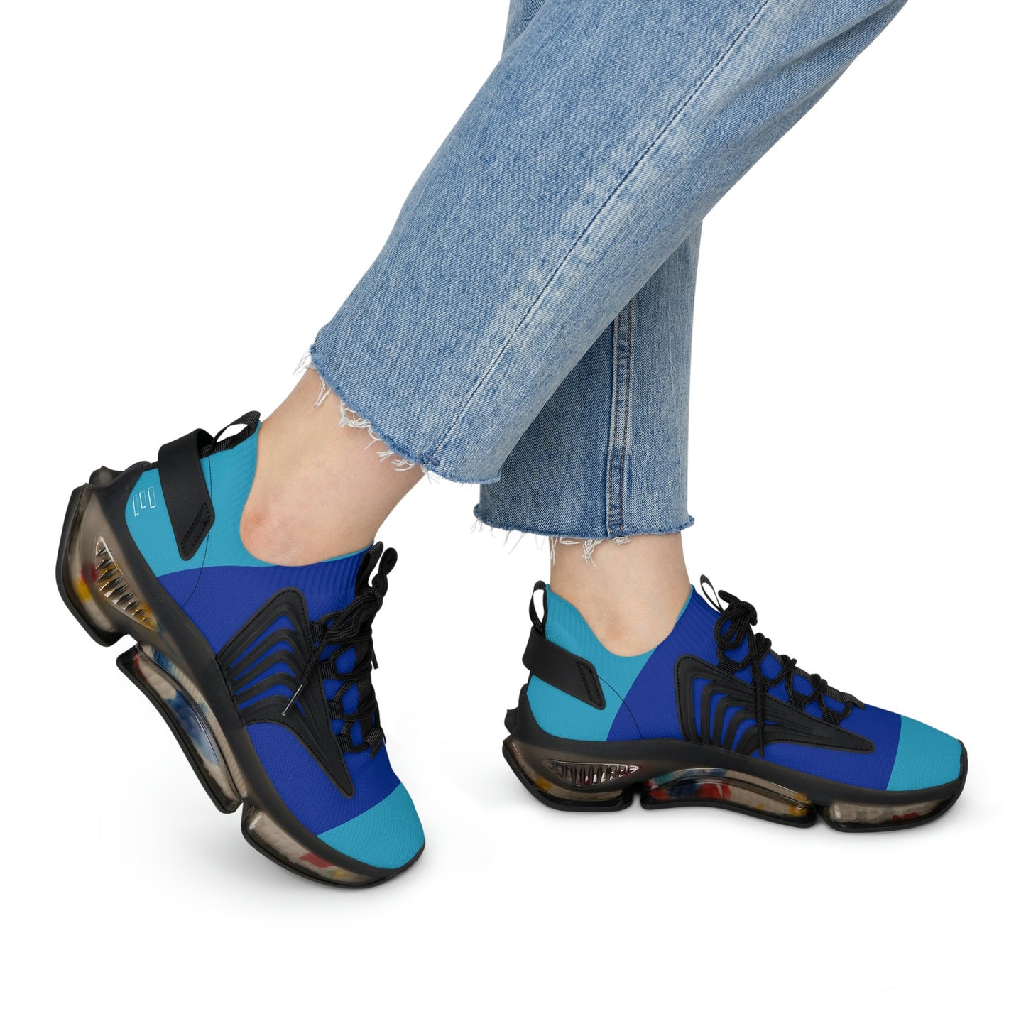 Women's Blue and Turquoise Sneakers