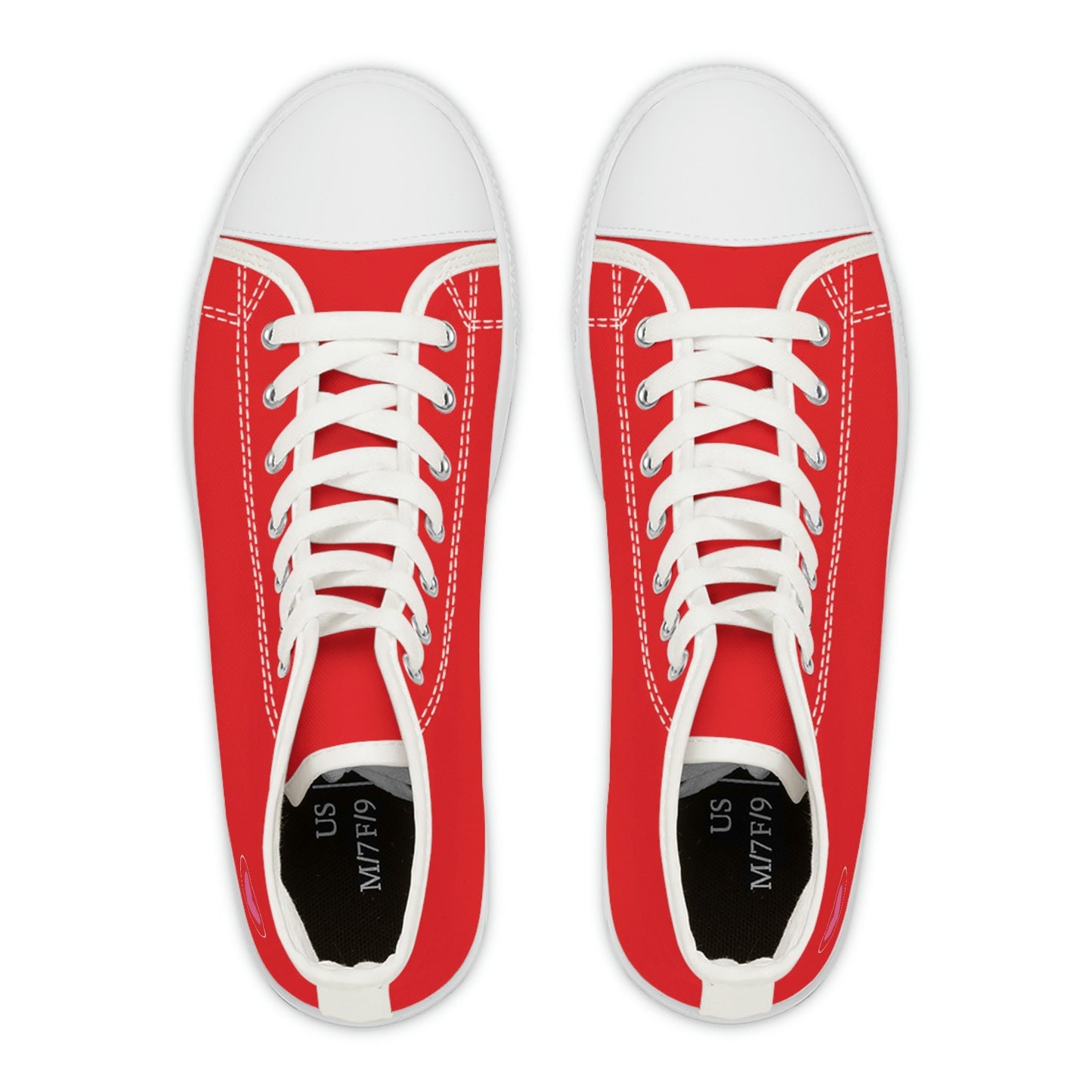 Women's Red High Top Sneakers