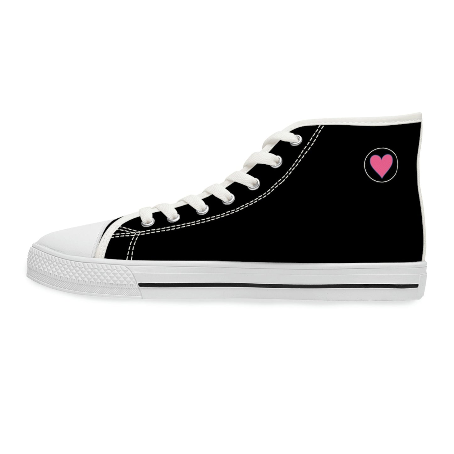 Women's Black High Top Sneakers