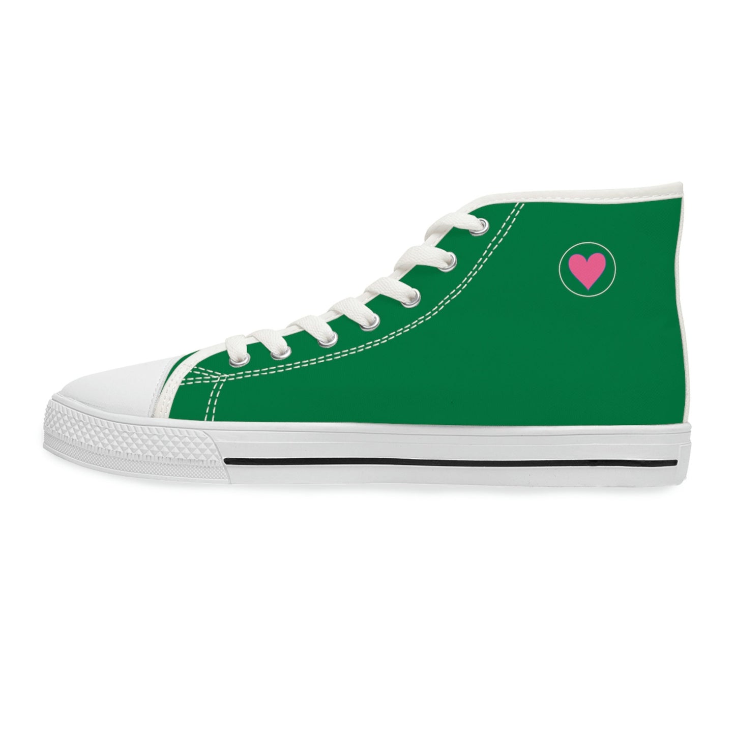 Women's Green High Top Sneakers