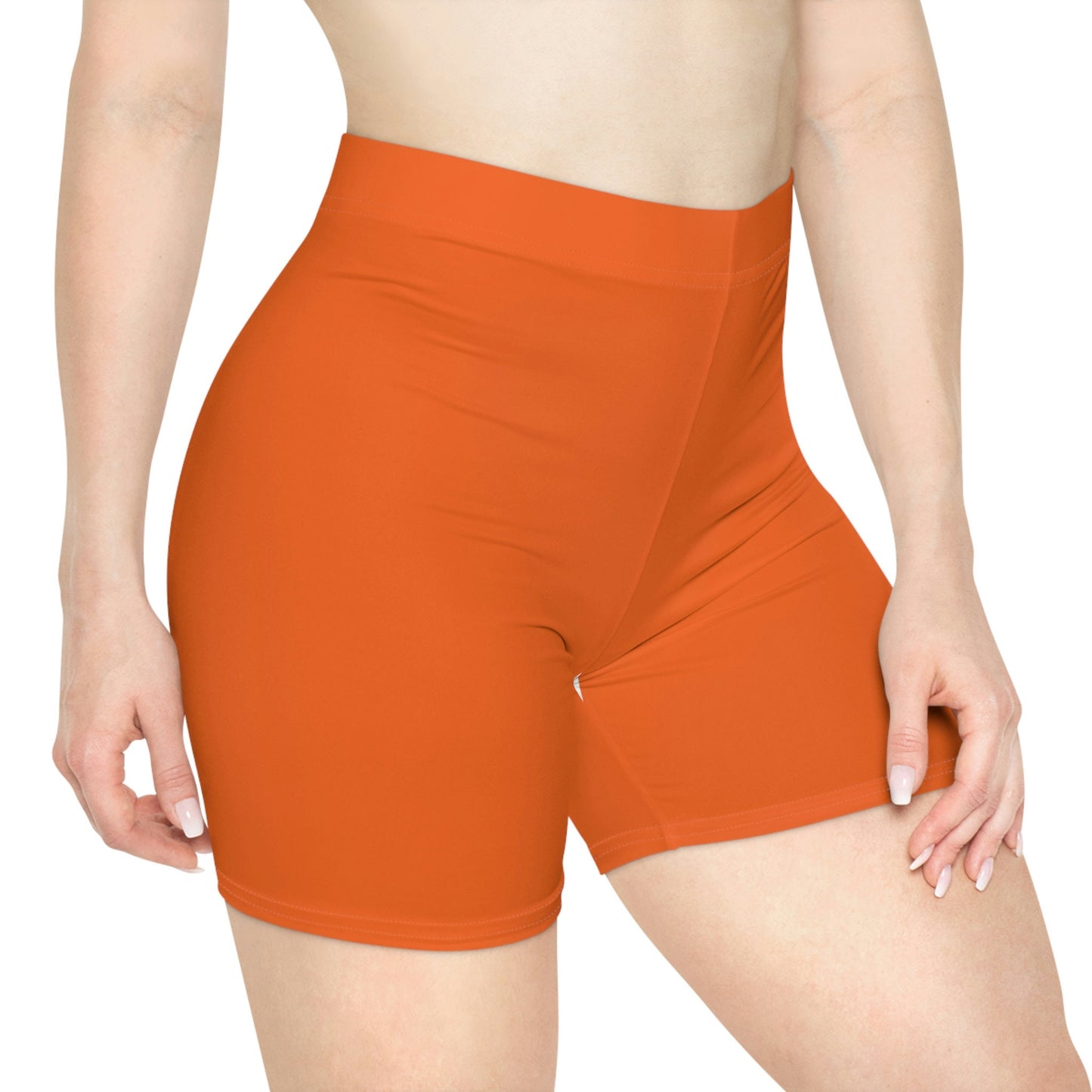 Orange Biker Shorts Orange shorts