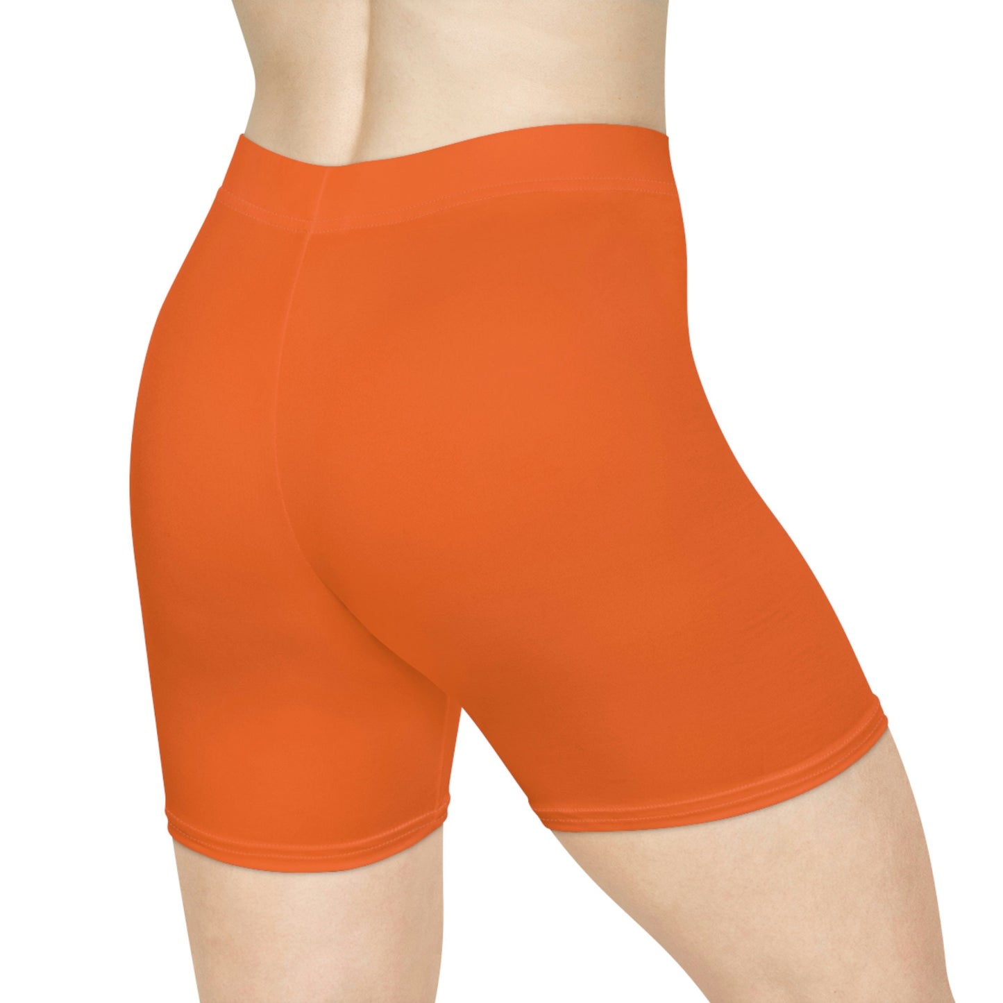 Orange Biker Shorts Orange shorts