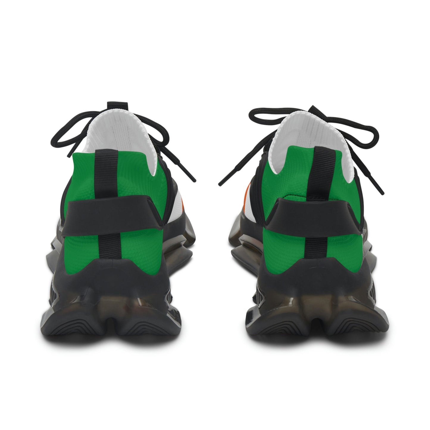 Green Sneakers Women's Green White and Orange Sneakers