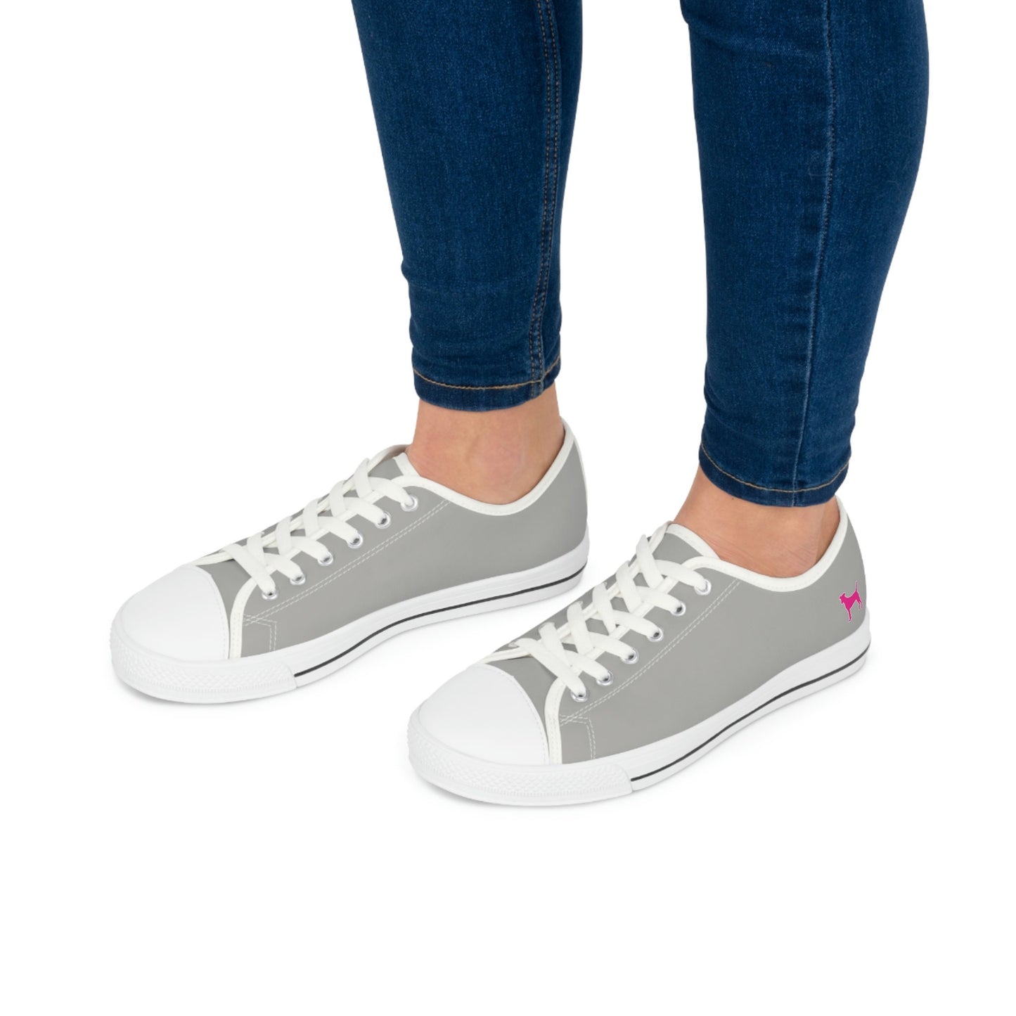 Women's Low Top Grey Sneakers