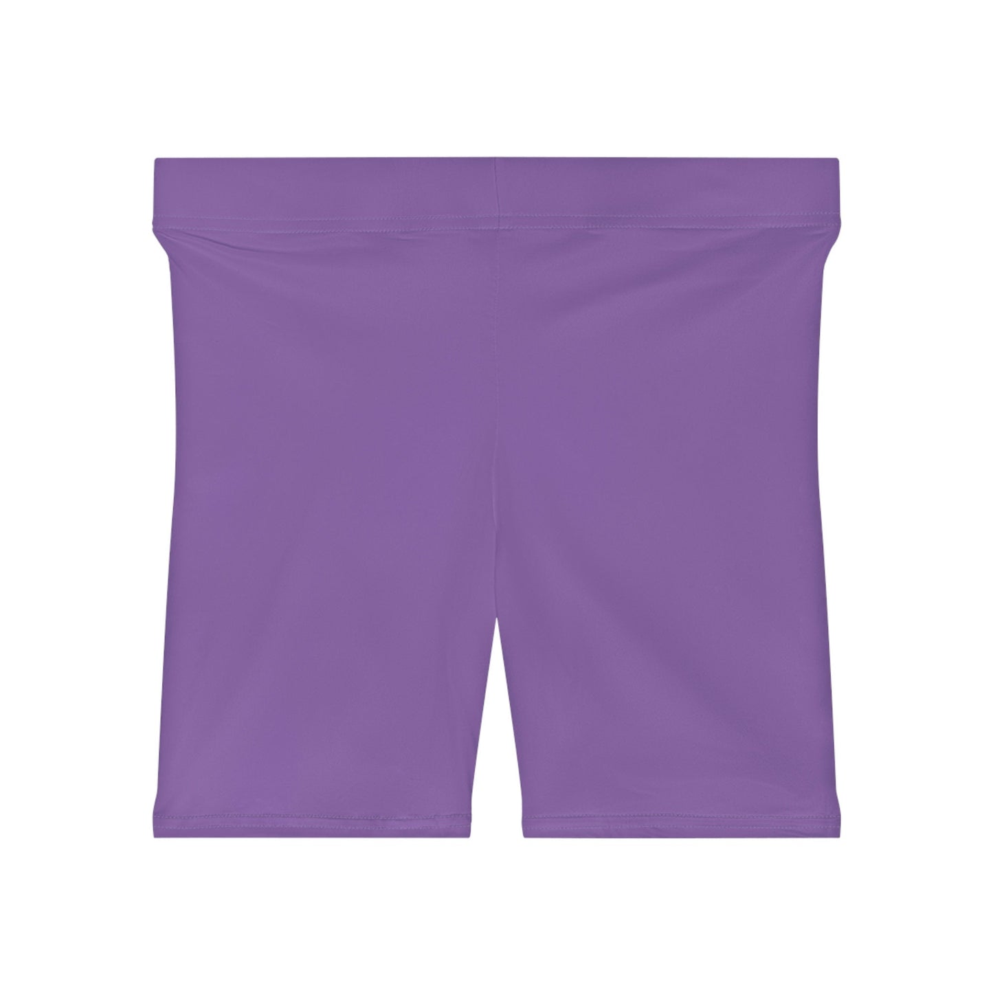 Womens Purple Biker Shorts